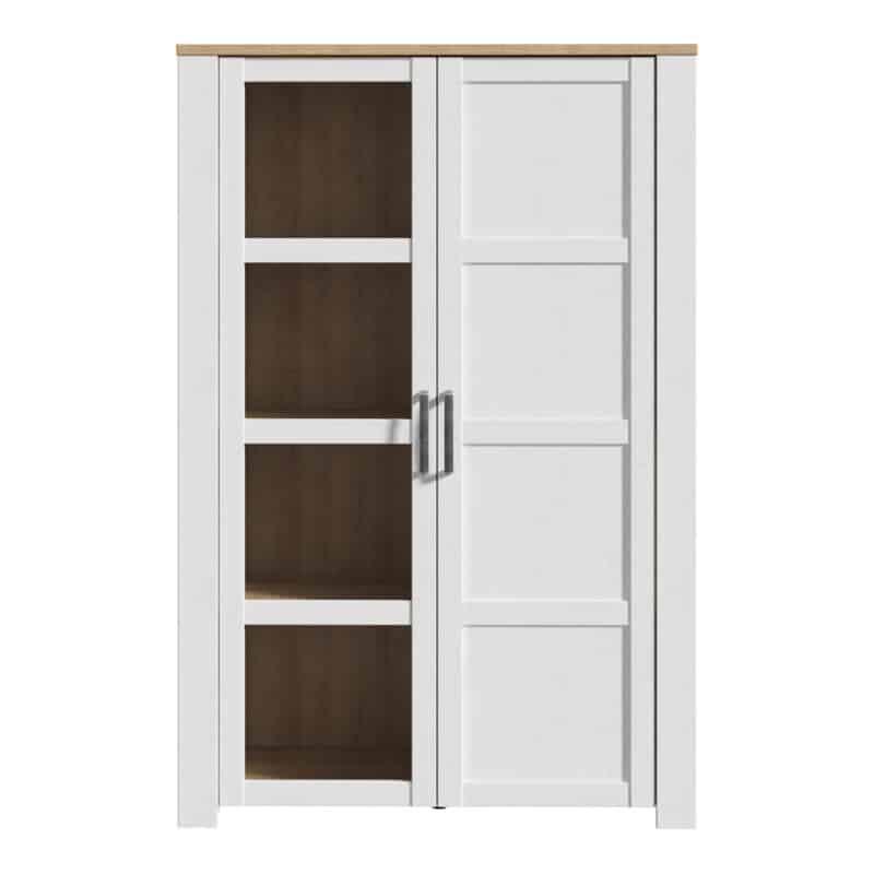 Furniture To Go Bohol 2 Door White Display Cabinet The Home and Office Stores