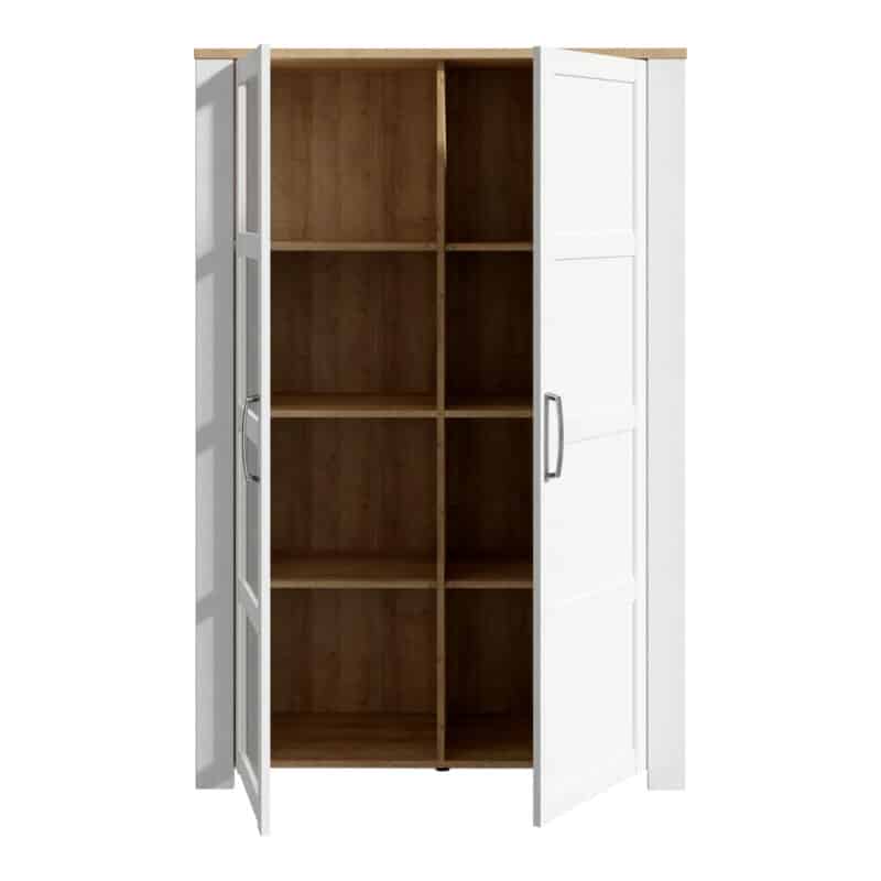 Furniture To Go Bohol 2 Door White Display Cabinet The Home and Office Stores
