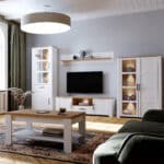 Furniture To Go Bohol 2 Door White Display Cabinet The Home and Office Stores