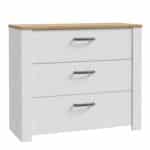 Furniture To Go Bohol 3 drawer white chest