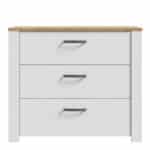 Furniture To Go Bohol 3 Drawer White Chest The Home and Office Stores