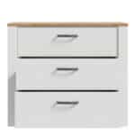 Furniture To Go Bohol 3 Drawer White Chest The Home and Office Stores