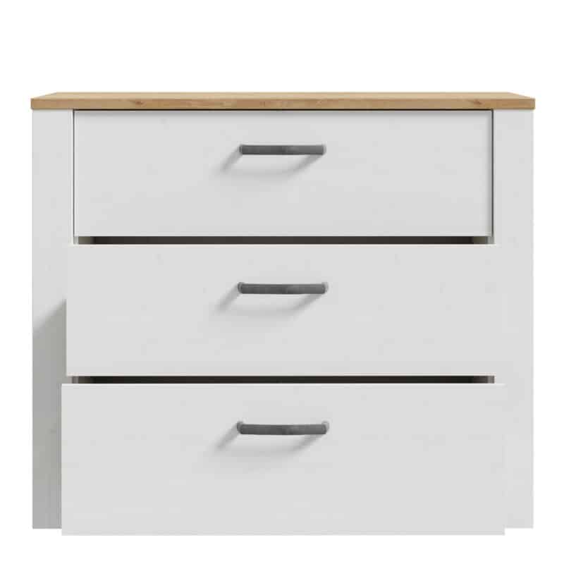 Furniture To Go Bohol 3 Drawer White Chest The Home and Office Stores