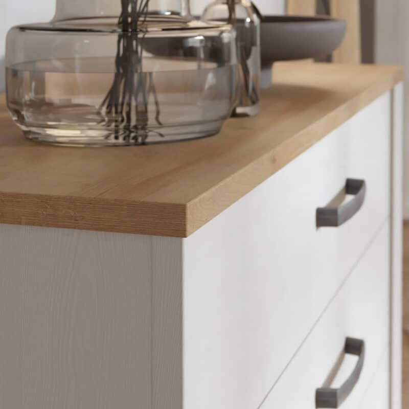 Furniture To Go Bohol 3 Drawer White Chest The Home and Office Stores