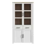 Furniture To Go Bohol 4 Door 2 Drawer White Display Cabinet The Home and Office Stores