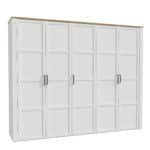 Furniture To Go Bohol 5 door white wardrobe