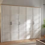 Furniture To Go Bohol 5 Door White Wardrobe The Home and Office Stores
