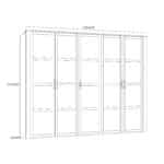 Furniture To Go Bohol 5 Door White Wardrobe The Home and Office Stores