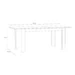 Furniture To Go Bohol Extending Grey Dining Table The Home and Office Stores