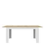 Furniture To Go Bohol Extending White Dining Table The Home and Office Stores