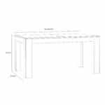 Furniture To Go Bohol Extending White Dining Table The Home and Office Stores