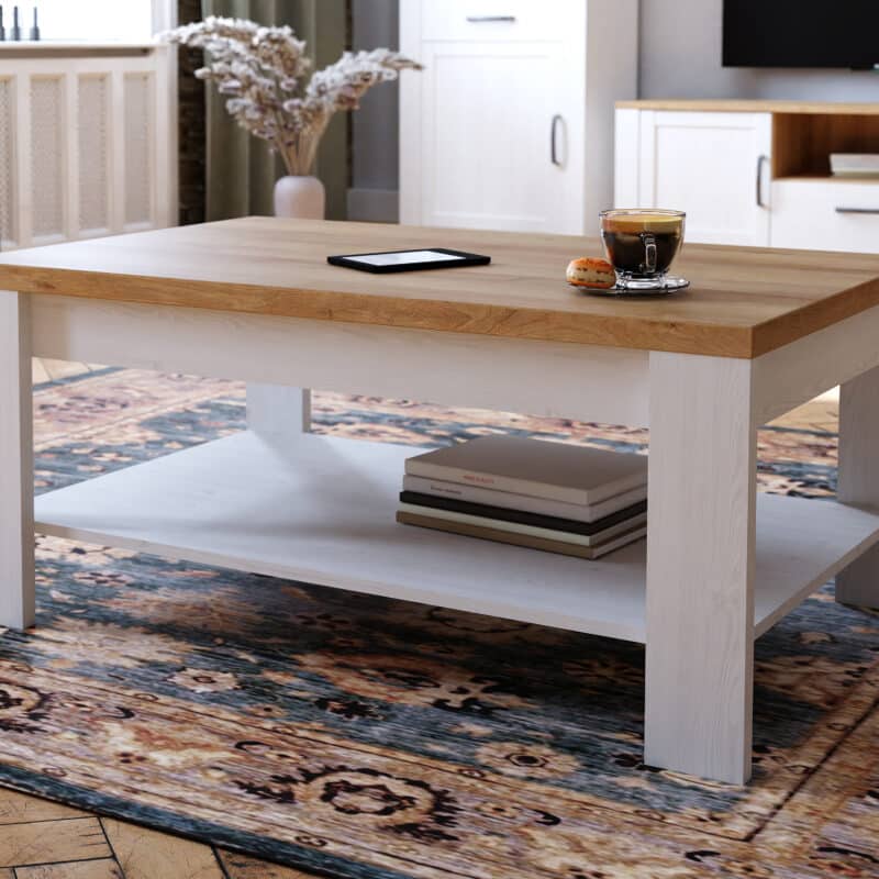 Furniture To Go Bohol White Coffee Table The Home and Office Stores