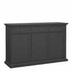 Furniture To Go Paris 3 drawer 3 door Sideboard matt grey