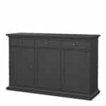 Furniture To Go Paris 3 Drawer 3 Door Sideboard Matt Grey The Home and Office Stores