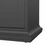 Furniture To Go Paris 3 Drawer 3 Door Sideboard Matt Grey The Home and Office Stores