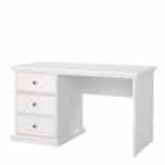 Furniture To Go Paris 3 Drawer Desk White The Home and Office Stores