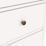 Furniture To Go Paris 3 Drawer Desk White The Home and Office Stores