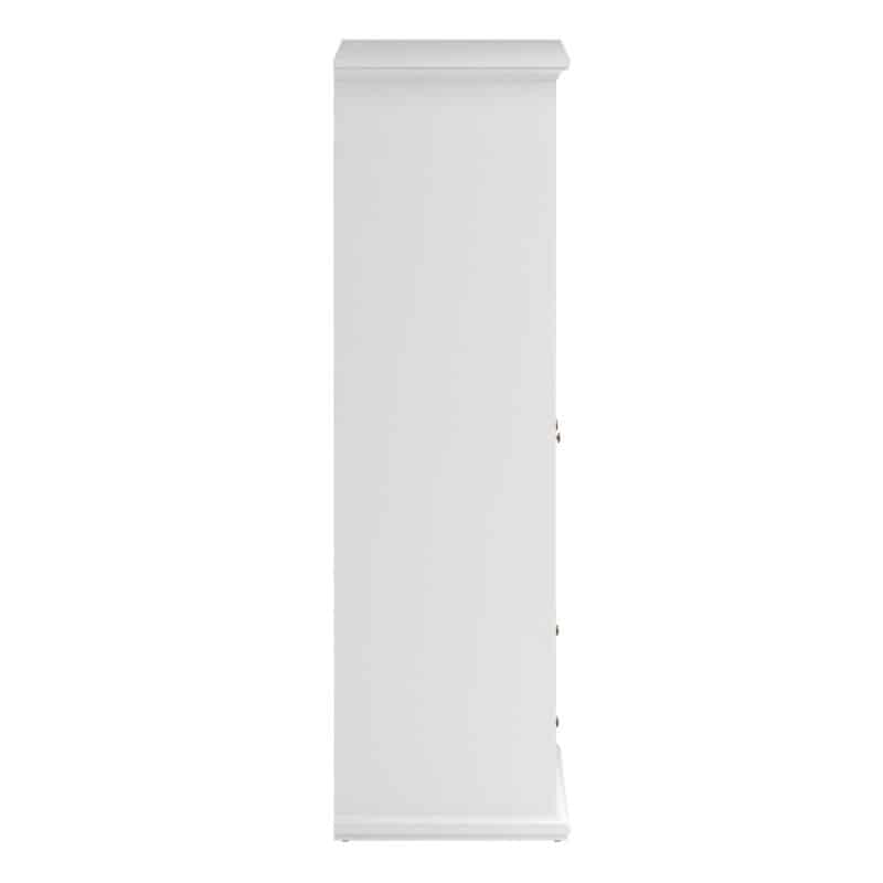 Furniture To Go Paris 4 Door Wardrobe 2 Drawers White The Home and Office Stores