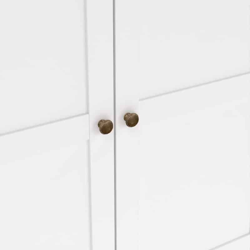 Furniture To Go Paris 4 Door Wardrobe 2 Drawers White The Home and Office Stores