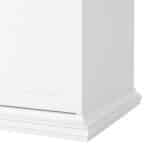 Furniture To Go Paris 4 Door Wardrobe 2 Drawers White The Home and Office Stores