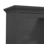 Furniture To Go Paris China Cabinet 2 Glass Doors 2 Drawers Matt Grey The Home and Office Stores