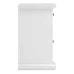Furniture To Go Paris Nightstand 1 Door 1 Drawer White The Home and Office Stores