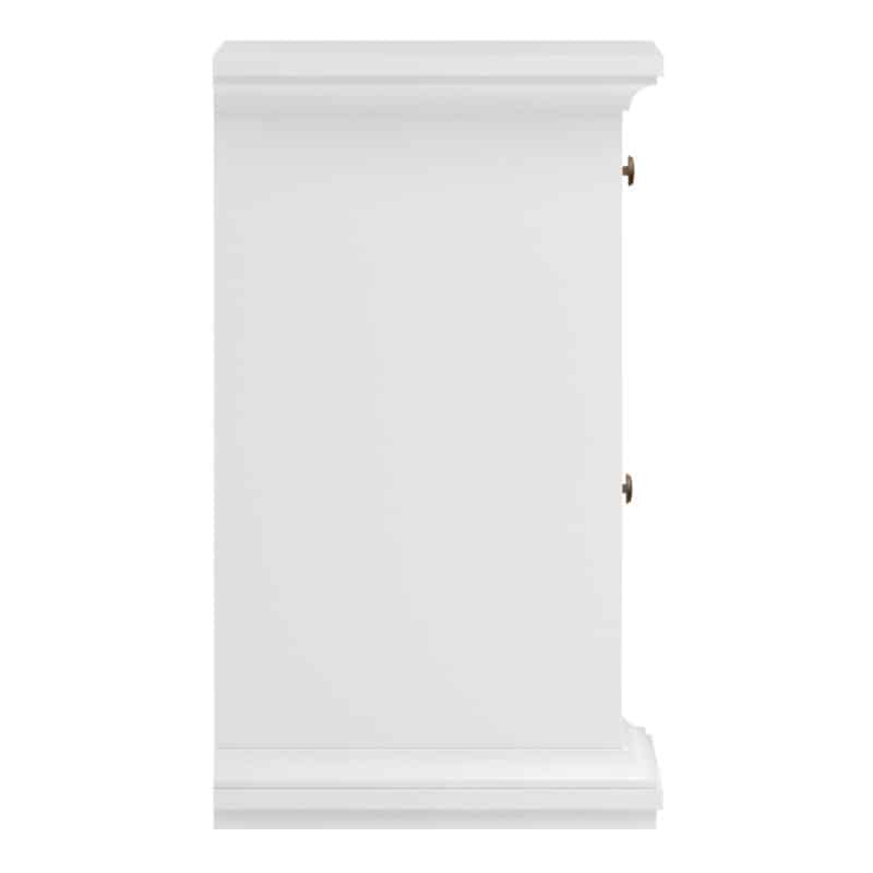 Furniture To Go Paris Nightstand 1 Door 1 Drawer White The Home and Office Stores