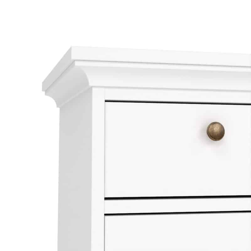 Furniture To Go Paris Nightstand 1 Door 1 Drawer White The Home and Office Stores