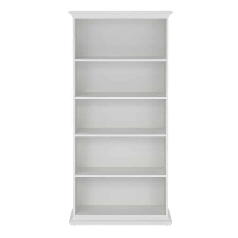 Furniture To Go Paris Tall Bookcase White The Home and Office Stores