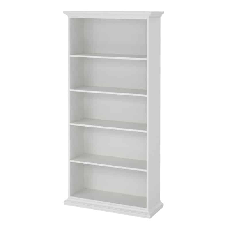 Furniture To Go Paris Tall Bookcase White The Home and Office Stores