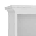 Furniture To Go Paris Tall Bookcase White The Home and Office Stores