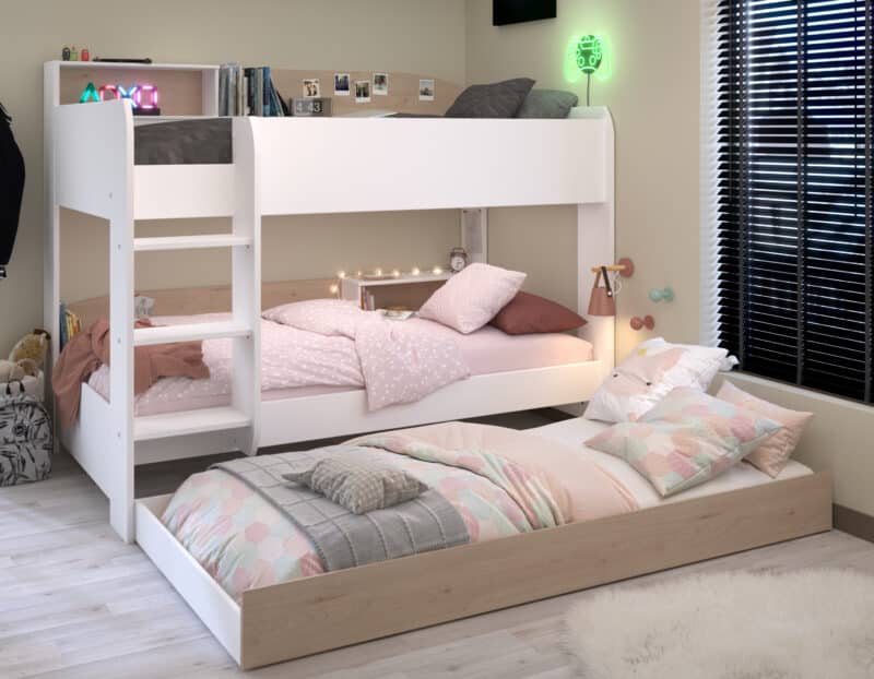 Parisot Salto bunk bed with trundle drawer