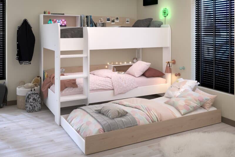 Parisot Salto Bunk Bed With Trundle Drawer The Home and Office Stores