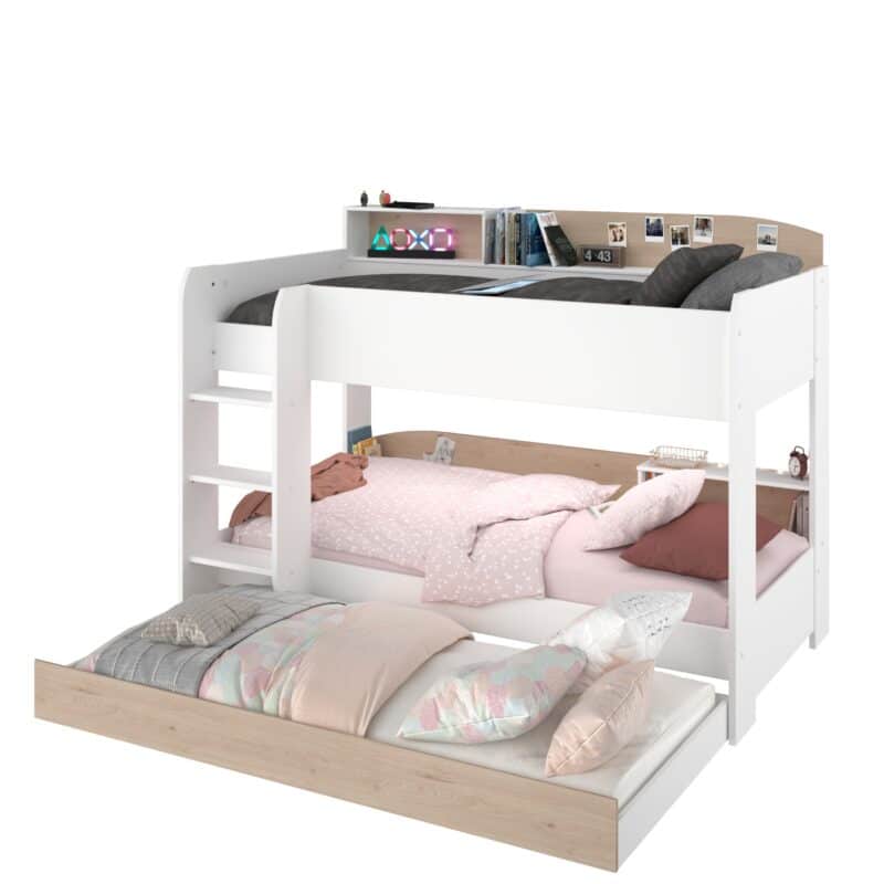 Parisot Salto Bunk Bed With Trundle Drawer The Home and Office Stores