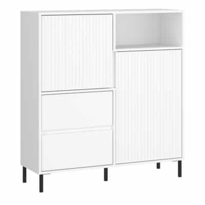 Furniture To Go Avenale 2 door 2 drawer white sideboard