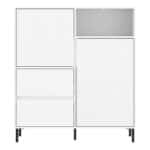 Furniture To Go Avenale 2 Door 2 Drawer White Sideboard The Home and Office Stores