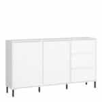 Furniture To Go Avenale 2 door 3 drawer white sideboard