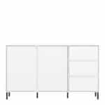 Furniture To Go Avenale 2 Door 3 Drawer White Sideboard The Home and Office Stores