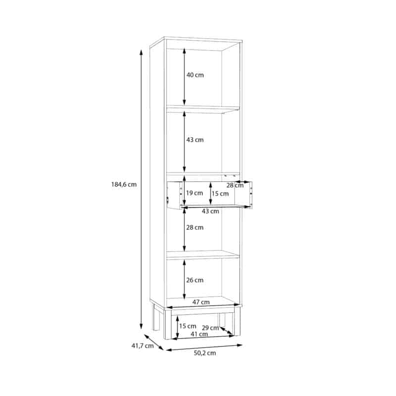 Furniture To Go Wensley Light Grey 2 Door 1 Drawer Display Cabinet With LED Lighting The Home and Office Stores