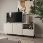 Furniture To Go Avenale 2 Door 1 Drawer Cashmere TV Cabinet The Home and Office Stores