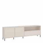 Furniture To Go Avenale 2 door 1 drawer cashmere wide tv cabinet
