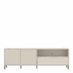 Furniture To Go Avenale 2 Door 1 Drawer Cashmere Wide TV Cabinet The Home and Office Stores