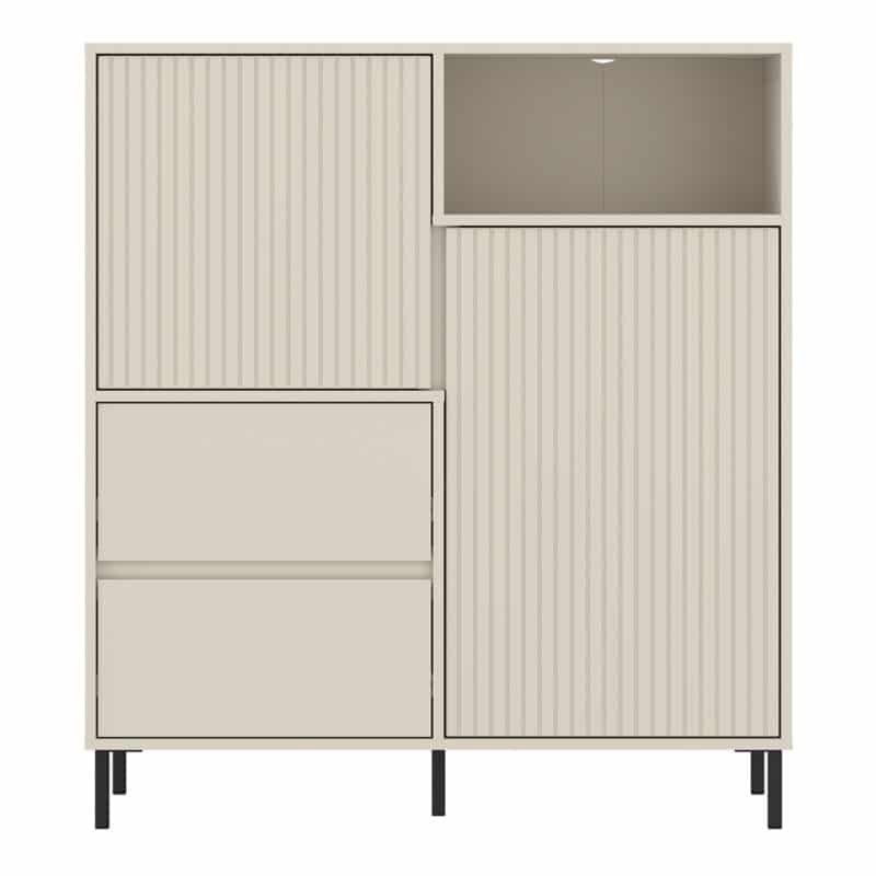 Furniture To Go Avenale 2 Door 2 Drawer Cashmere Sideboard The Home and Office Stores