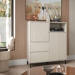 Furniture To Go Avenale 2 Door 2 Drawer Cashmere Sideboard The Home and Office Stores
