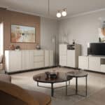 Furniture To Go Avenale 2 Door 2 Drawer Cashmere Sideboard The Home and Office Stores