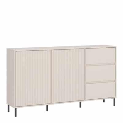 Furniture To Go Avenale 2 door 3 drawer cashmere sideboard