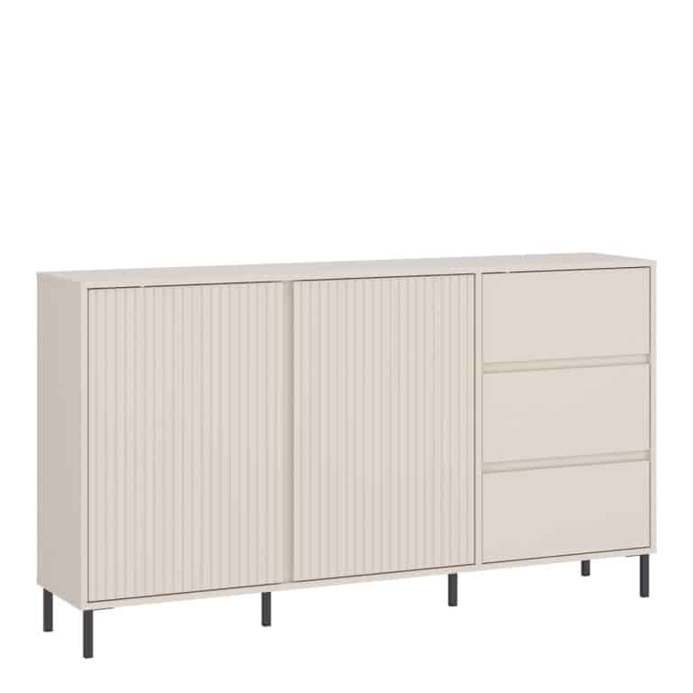 Furniture To Go Avenale 2 door 3 drawer cashmere sideboard