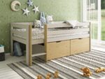 Kids Avenue Scandi toddler cabin bed with storage drawers