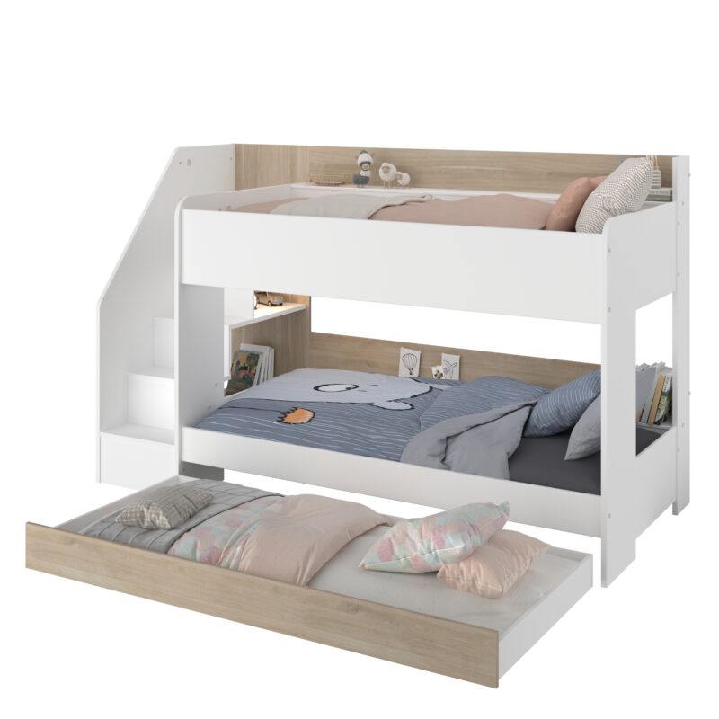 Parisot Andrea Bunk Bed with trundle drawer