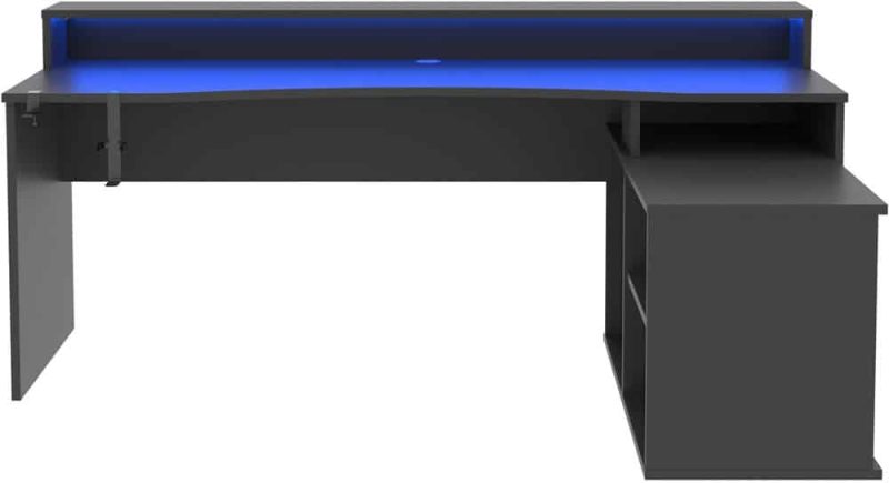 Flair Furnishings Power W Gaming Desk